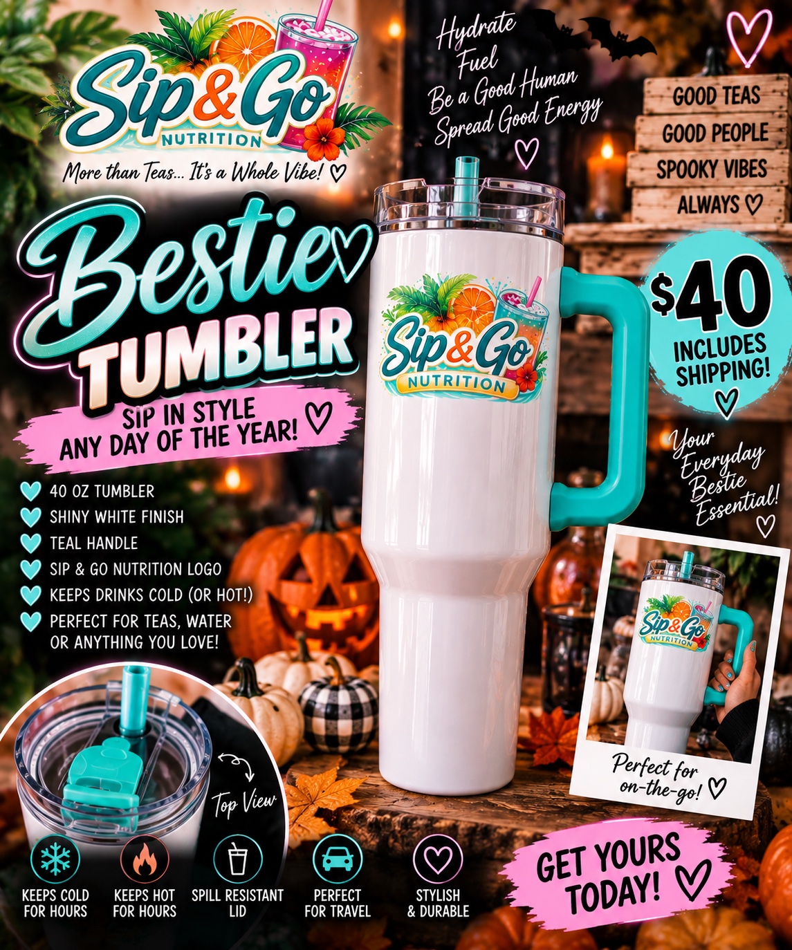 Sip & Go Bestie Tumbler